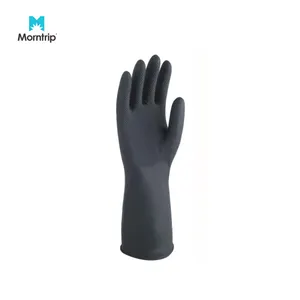 Gants de travail en Latex, 20 pièces, grands gants en caoutchouc de qualité supérieure, Double revêtement, gantelet de Construction industriel