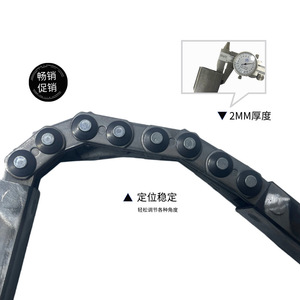Elephant Ear Sofa Backrest Hinge Stainless Steel 2mm Thickness Adjustable Support <b>Frame</b> Hardware - Product Image 1
