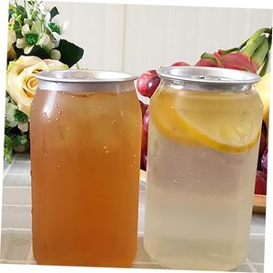 Hot Sale Custom Disposable Clear Plastic Milk Tea Juice Cake Cans with Open Lids - Product Image 4