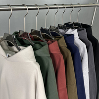 Sudadera con Capucha Térmica Forrada de Felpa de 430G |   Suéter Básico de Color Sólido, Holgado y Cálido, Directo de Fábrica, Personalizado OEM/ODM