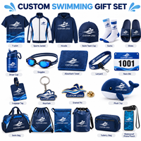 Coffret Cadeau de Natation Personnalisé avec Logo pour Équipes de Natation – Comprend Lunettes de Natation, Bonnet de Bain, Serviette, Sac Étanche, Pochette Téléphone, Kit Sport Plage