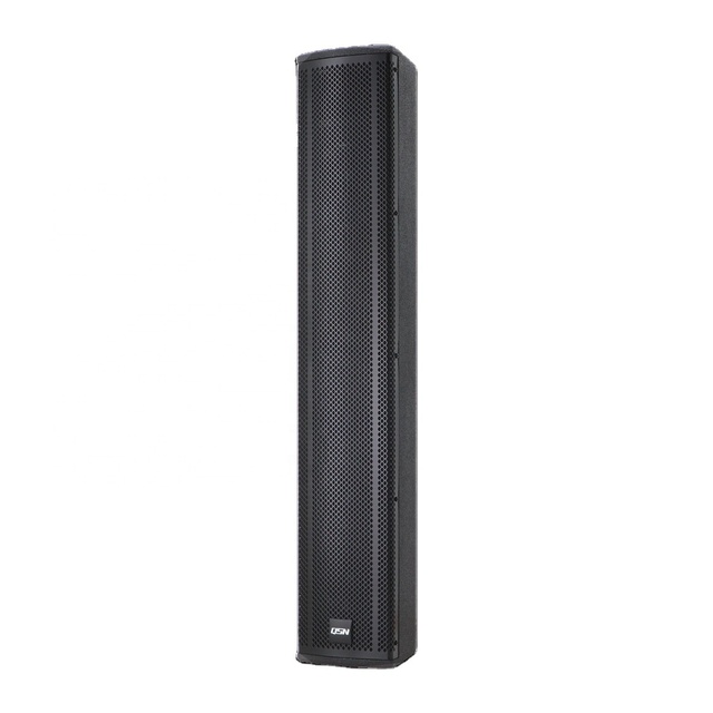 2-WAY Full Range Passive Wooden Material Column Speaker Factory Price Indoor Meeting Room
