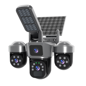 Cámara de Seguridad <span class=keywords><strong>V380</strong></span> <span class=keywords><strong>Pro</strong></span> con 3 Lentes (9MP, 12MP, 15MP), Energía Solar, WiFi 4G, PTZ, Detección Humana y Audio Bidireccional - Product Image 1