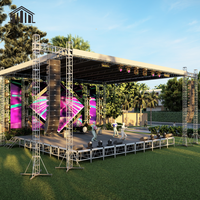 Estructura Modular de Aluminio y Contrachapado Ligera para Iluminación de DJ, Soporte Portátil con Capacidad de Carga de 1000 kg para Escenarios y Conciertos