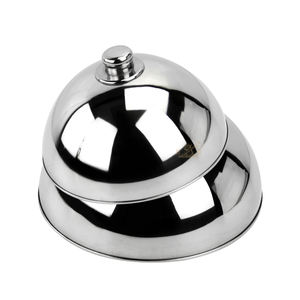 Tapa de Acero Inoxidable para Teppanyaki, Tipo Domo, para Restaurante, Ecológica, para Servir en la Cocina, 25.5/32.5cm - Product Image 2