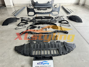 Kit de carrosserie de mise à niveau XLstyling Facelift pour <span class=keywords><strong>Mercedes</strong></span> Benz W223 2021 + S63 Bodykit noir brillant pour pare-chocs de voiture normal W223 - Product Image 3