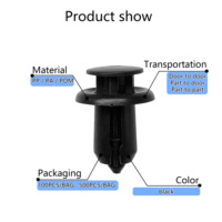 Clips de fixation d'expansion de haute qualité pour pare-chocs avant et écran de radiateur Mazda – Pièces de rechange