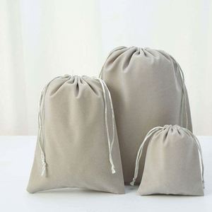 Bolsa de Terciopelo de Lujo para Joyería con Cordón, Bolsa Protectora Personalizada con Logotipo para Empaque de Regalos - Product Image 5