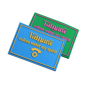 Tùy chỉnh 3D chuyển mềm PVC hat thiết kế logo nhiệt dập nổi PVC Tùy chỉnh sắt trong heatpress các bản vá lỗi cao su các bản vá lỗi trên Áo sơ mi - Product Image 3