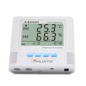 高精度室内/家庭使用带声音报警的智能温度计湿度计