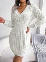 Cardigan en tricot torsadé personnalisé pour femme, manches longues, boutonné, automne-hiver, décontracté, mode, vente en gros, vêtements en vrac