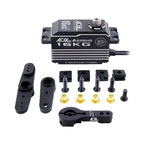 AGFRC A62BHS 16KG 0.058Seg. de Alta Velocidad HV con Engranajes Metálicos Resistentes, Digital Programable sin Escobillas de Perfil Bajo para Coches RC 1/10 - Product Image 4