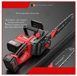 Motosierra Inalámbrica de 42V con Batería de Litio Dual, Sierra Manual de 16 Pulgadas con Lubricación Automática para Jardinería, Corte de Madera, OEM - Product Image 3
