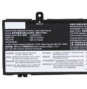 L20M3PD4 L20L3PD4 L20D3PD4 L20C3PD4 Laptop-Akku für Lenovo ThinkPad E15 E14 Gen 2 Gen 4 L19C3PD5 L19D3PD5 L19L3PD5 L19M3PD5 - Product Image 2