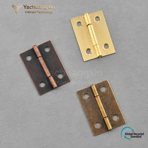 16x Charnières en fer galvanisé de 25 mm pour boîtes à bijoux, artisanat en bois, portes de placards, meubles - Vente en gros - Product Image 4