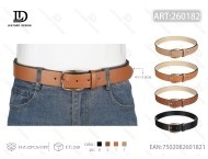 Cinturón de tela informal para mujer con hebilla de 4.0 cm y 110 cm de largo - Product Image 3