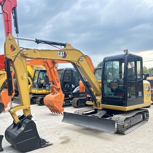 Mini-excavatrice sur chenilles Caterpillar 305.5E2 d'occasion, 5,5 tonnes, d'origine japonaise, machine de construction d'occasion - Product Image 3