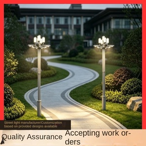 Lampadaire LED paysager Magnolia, éclairage municipal, finition thermolaquée, style chinois, pour sites touristiques, parcs, routes, étanche, 3M-12M - Product Image 4