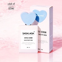 Flacon roll-on en forme de cœur, sérum pour cuticules, parfums luxueux, huile de jojoba, nourrit et répare les cuticules, étiquette privée, cadeau