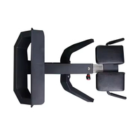 LENDON Nouveau design Banc de musculation commercial Roman Chair pour extensions dorsales, équipement de musculation pour salle de sport à domicile, chaise haltères et machine d'entraînement lombaire