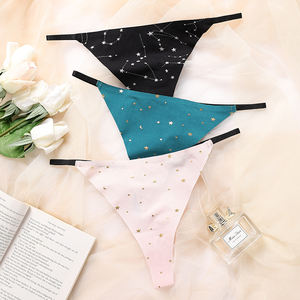 Sous-vêtements féminins sexy respirants sans couture taille basse grande taille Lingerie <span class=keywords><strong>Dessin</strong></span> érotique String Thongs Taille Vente en gros Culottes - Product Image 3