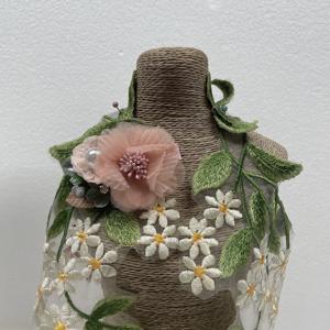 Moda dolce stile <span class=keywords><strong>giardino</strong></span> carino tipo fiore forcina panno 5 pz/set - Product Image 4