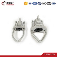 Collier de serrage/cale de tension réglable en aluminium de haute qualité, personnalisable, de type ABC, isolé, galvanisé, pour applications électriques métriques