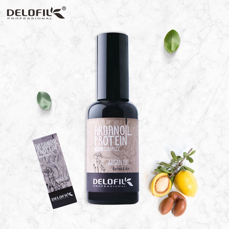 DELOFIL Hair treatment leave-in treatment 100% pure argan oil hair growth oil serum