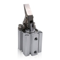 ALC JGL Serie Pneumatischer Hebelklemmzylinder, Doppeltwirkender Druckluft-Klemmzylinder Bohrung 25 32 40 50 63mm für Vorrichtungen