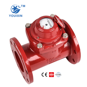 YOUIXIN IP68保護等級 ダクタイル鋳鉄製タービン水道メーター 機械式流量計 水道乾式 冷水用ウォルトマンメーター - Product Image 1