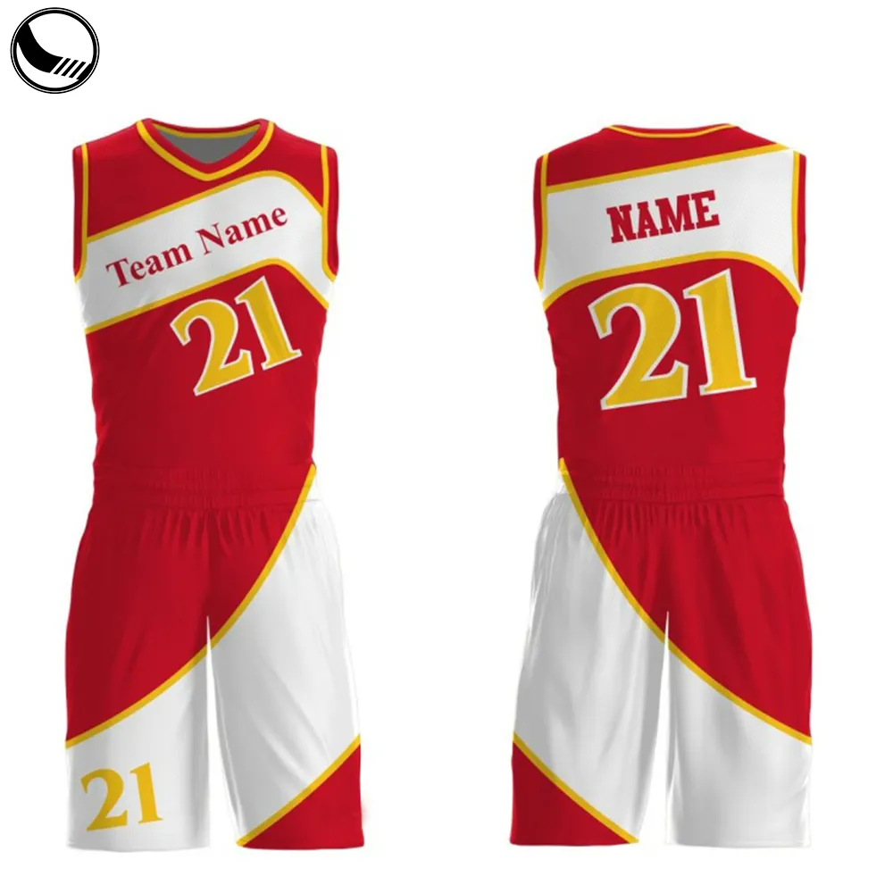 2021 Neueste Kleidung Reversible Mesh Herren Team Farb kombination Basketball Trikot