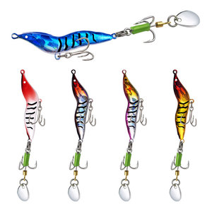 Señuelo de Pesca SWORDFISH <span class=keywords><strong>FTK</strong></span> MR80 de Acero Inoxidable de 8.5CM con Fondo Duro y Anzuelos para Atún, Carpa, Lago, Río y Agua Dulce - Product Image 3