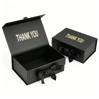 Boîte à extensions de cheveux magnétique pliable de qualité supérieure, logo personnalisé imprimé, emballage de luxe en carton rigide pour perruques, boîte cadeau pour mèches de cheveux