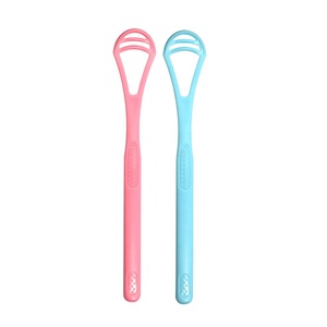 Wholesale Private Label Colorful Silicone & Plastic Tongue Cleaner Scraper for Effective Tidying - Product Image 6