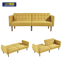 Günstiges Hochwertiges 2-Sitzer-Sofa Modernes Design Couch Wohnzimmer-Sofagarnitur Möbel Klappbares Stoffsofa