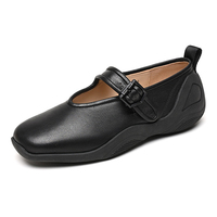 Chaussures décontractées Mary Jane haut de gamme en cuir véritable pour femmes, mocassins personnalisés en cuir de vachette de qualité supérieure, respirants, légers et antidérapants