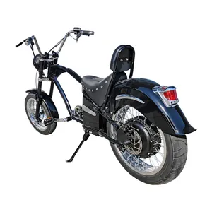 GaeaCycle 2022 vintage e bisiklet 1000W 48v Chopper stil iri tekerli elektrikli bisiklet satılık