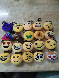 Funny Emotion Gifts Toys Keychain Mini Cute Plush Pillows Party Favors For Kids Valentine's Day Gifts Birthday Party Supplies