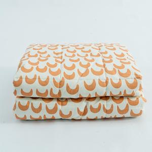 Moon Print <b>Weighted</b> <b>Blanket</b> Pure Cotton Therapy <b>Blanket</b> Spring Autumn Use - Product Image 1