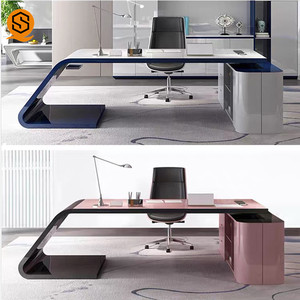 Escritorio <span class=keywords><strong>Ejecutivo</strong></span> Moderno de Diseño Personalizado 2020, Muebles de Oficina para CEO - Product Image 1