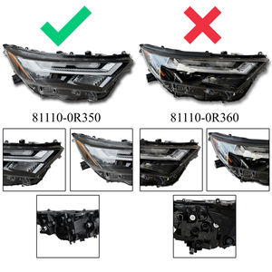 Piezas de coche a <span class=keywords><strong>precio</strong></span> de fábrica para Toyota <span class=keywords><strong>RAV4</strong></span> faro 2021 2022 2023 <span class=keywords><strong>XLE</strong></span> OEM 81110-42D80 81150-42D80 montaje de faro LED cromado - Product Image 3