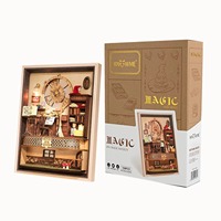 Kit de modèle miniature en bois Hamaileon DIY, puzzle 3D, cadre photo, maison de poupée avec meubles, décoration intérieure pour cadeaux d'amis