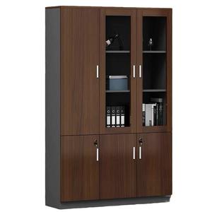 Armadio Archivio per Ufficio, Libreria in Legno, Combinazione di Armadietti da Terra, Mobile Alto per Archiviazione A4, Design Semplice - Product Image 5