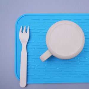 Kitchen Sink Silicone Handle <b>Protector</b> Splash Countertop Guard Draining <b>Pad</b> Behind Faucet Large Water Drip Catcher Tray Mat - Product Image 4