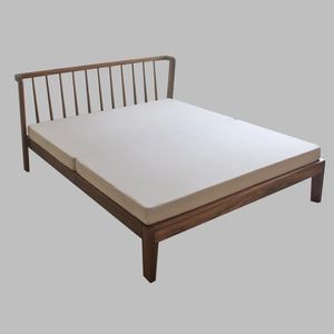 Base de Cama de Madera de Teca Sólida Premium, Tamaño King y Queen, Cama de Madera de Lujo, Muebles de Dormitorio de Madera Dura Resistente para el Hogar - Product Image 3