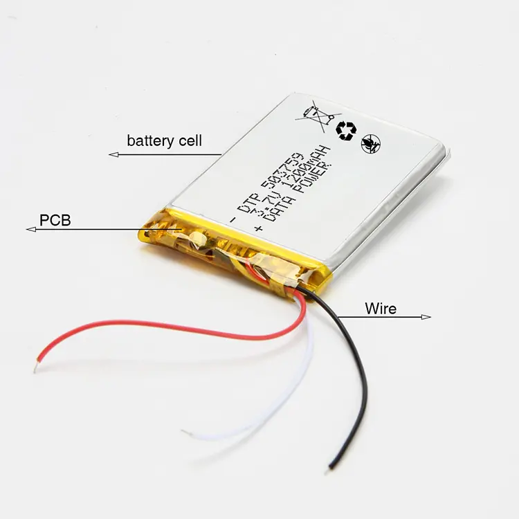 Ryobi 3.7V 1200 mAh503759太陽エネルギーシステム用のカスタマイズされた3835809228451150mAh充電式ポリマーリチウムイオン電池