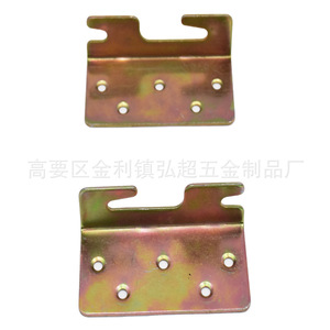 Support d'angle de lit en fer zingué, 28x47x92mm, connecteur de quincaillerie de meubles durable pour usage domestique - Product Image 4