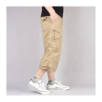 Short Cargo Messager Ceinturé pour Homme, Grandes Tailles et Tailles Fortes, Bermuda