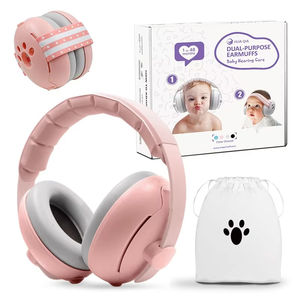 Nueva invención original, patentes propias, 2 formas de usar las orejeras para dormir, orejeras de protección auditiva para bebés, insonorizadas para 3-48 meses - Product Image 1