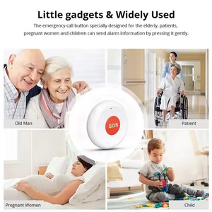 2024 mới tuya thông minh Wi Fi mini SOS nút khẩn cấp Type-C Hệ thống an ninh nhà hoảng loạn nút - Product Image 4